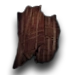 Viande cuite sechée